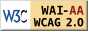 遵守2A级无障碍图示，万维网联盟（W3C）- 无障碍网页倡议（WAI)