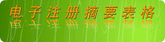 电 子 注 册 摘 要 表 格