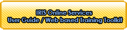 IRIS Online Services User Guide/Web based Training Toolkit