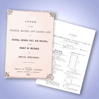 The 1894 Edition of the Index to the Streets, House and Leased Lots ('The Street Index') 