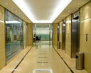 The lift lobby
