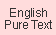 English Pure Text