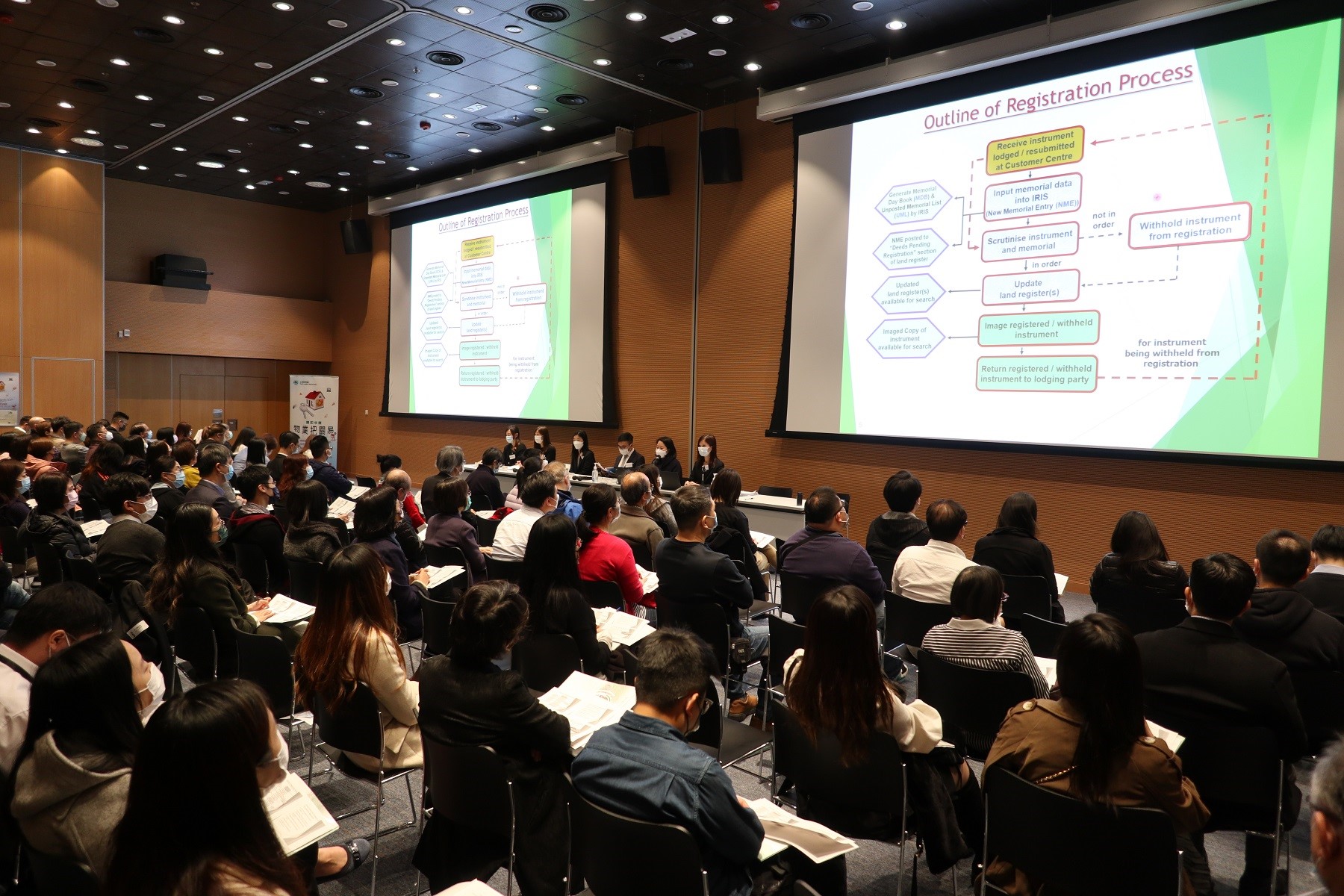 以 「 中 止 为 文 书 注 册 的 一 般 原 因 」 为 主 题 的 客 户 交 流 会