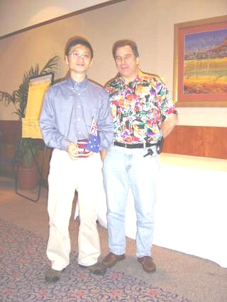Award presentation to KF Pang