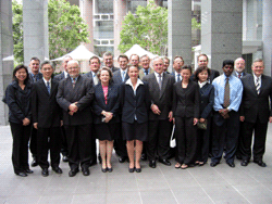 The conference delegates 