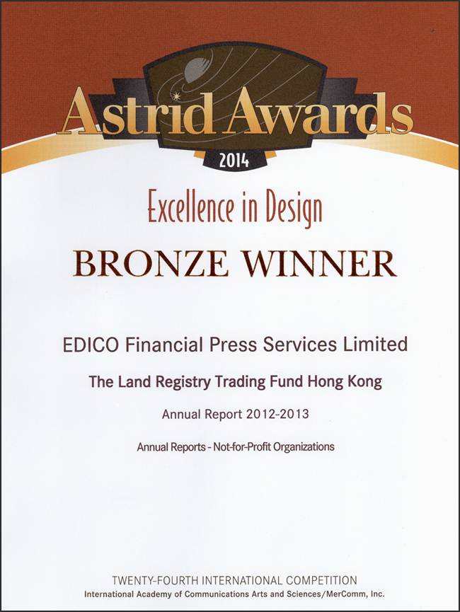 2014年「国际Astrid Awards」