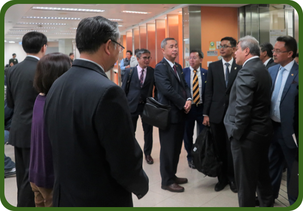 Visits by the Malaysian Delegates