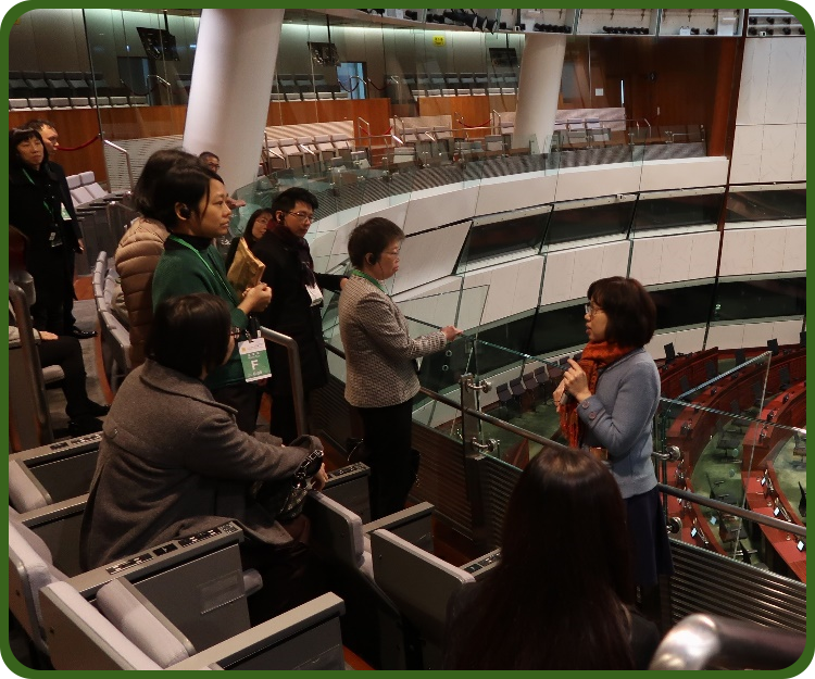 Visit to the Legislative Council