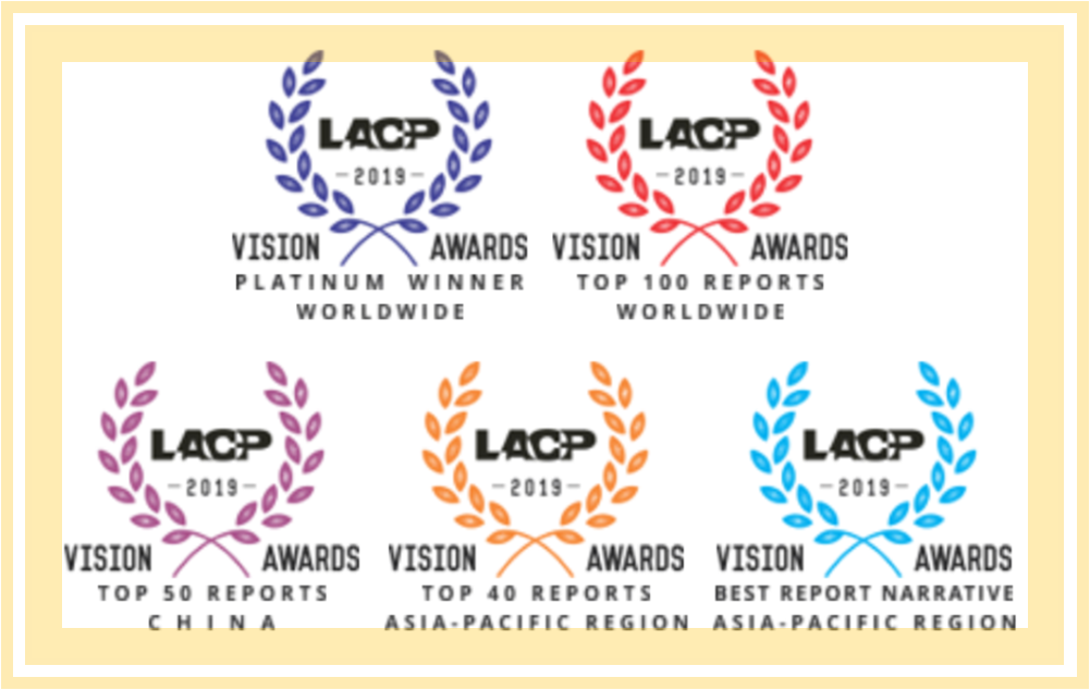 《土地註冊處營運基金2018/19年報》獎項_圖 1