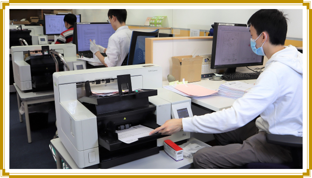 Scanning of land documents at Central Imaging Centre Scanning of land documents at Central Imaging Centre