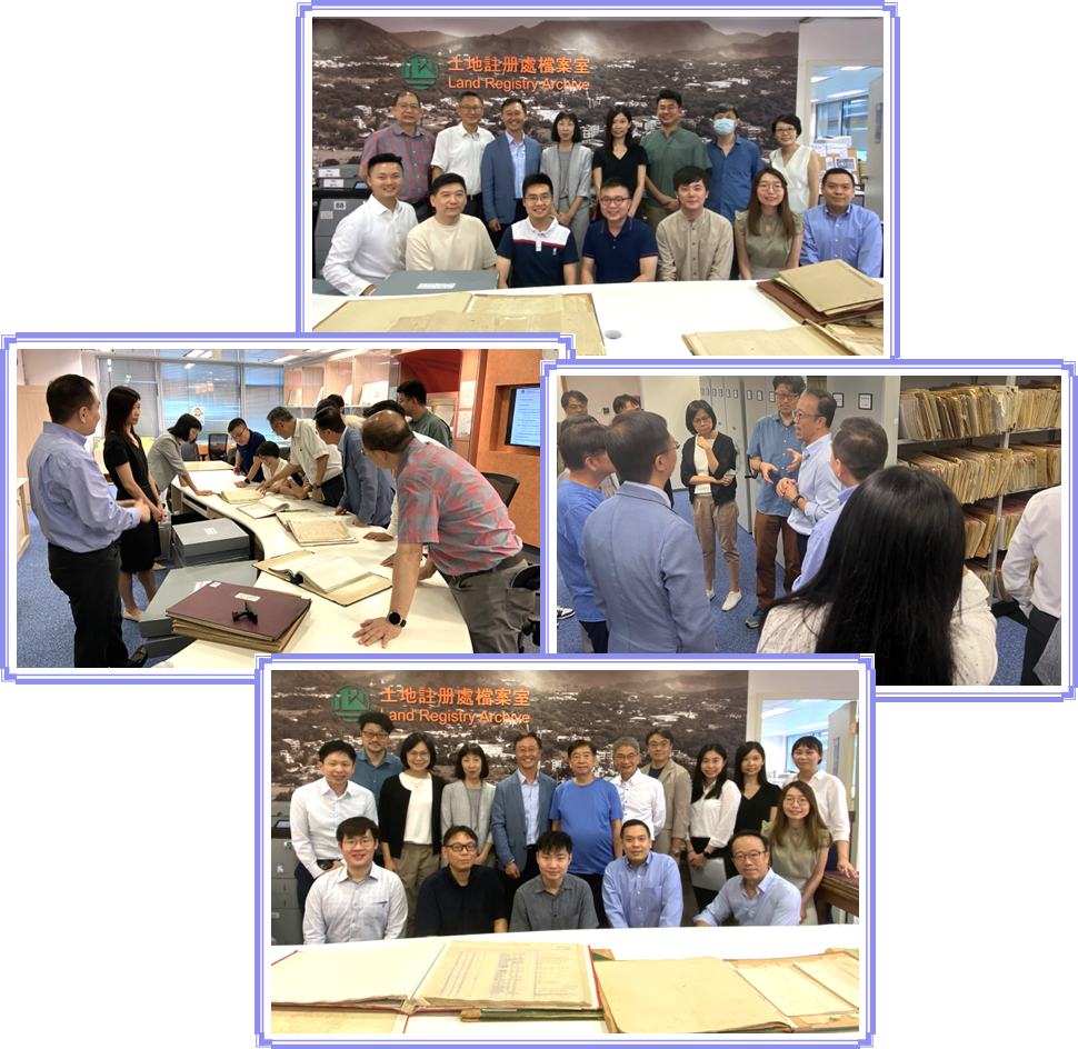 Visit by the Hong Kong Institute of Surveyors to the LR Archive