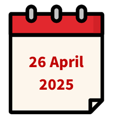 26 April 2025