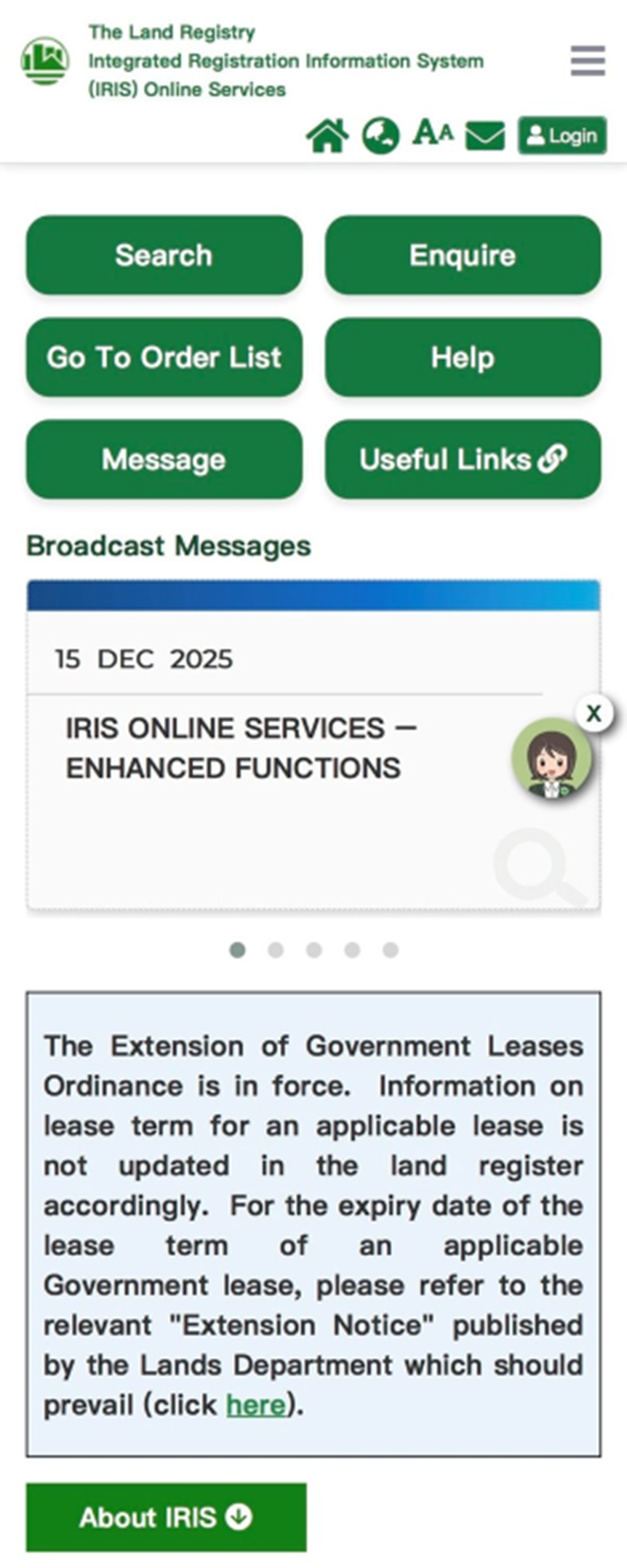 Responsive Web Design (mobile device)
