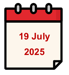 19 July 2025